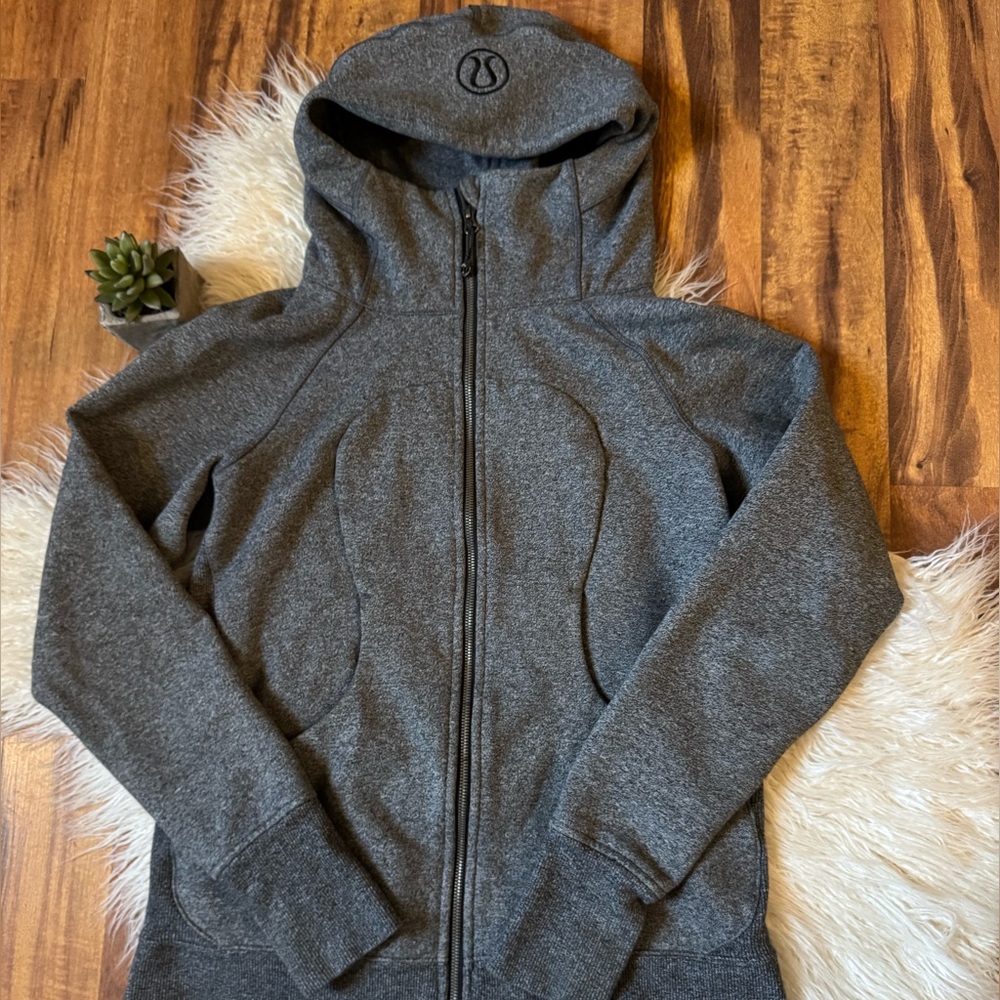 Lululemon Women’s Scuba Full Zip Hoodie Heathered Gray